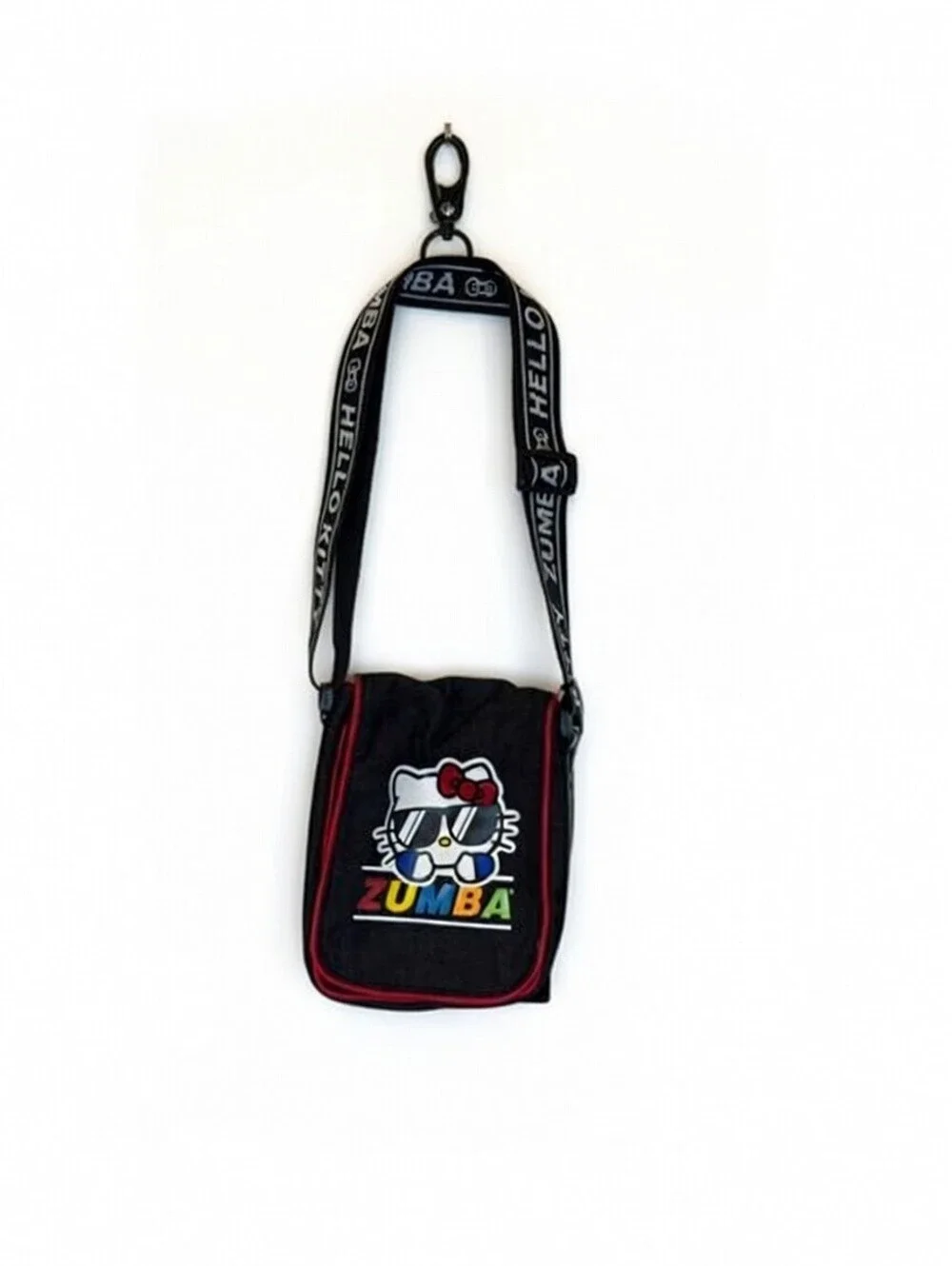 Zumba Hello Kitty Crossbody Bag NWT Black Sanrio Collab